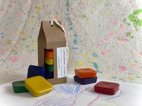 Unbreakable crayons