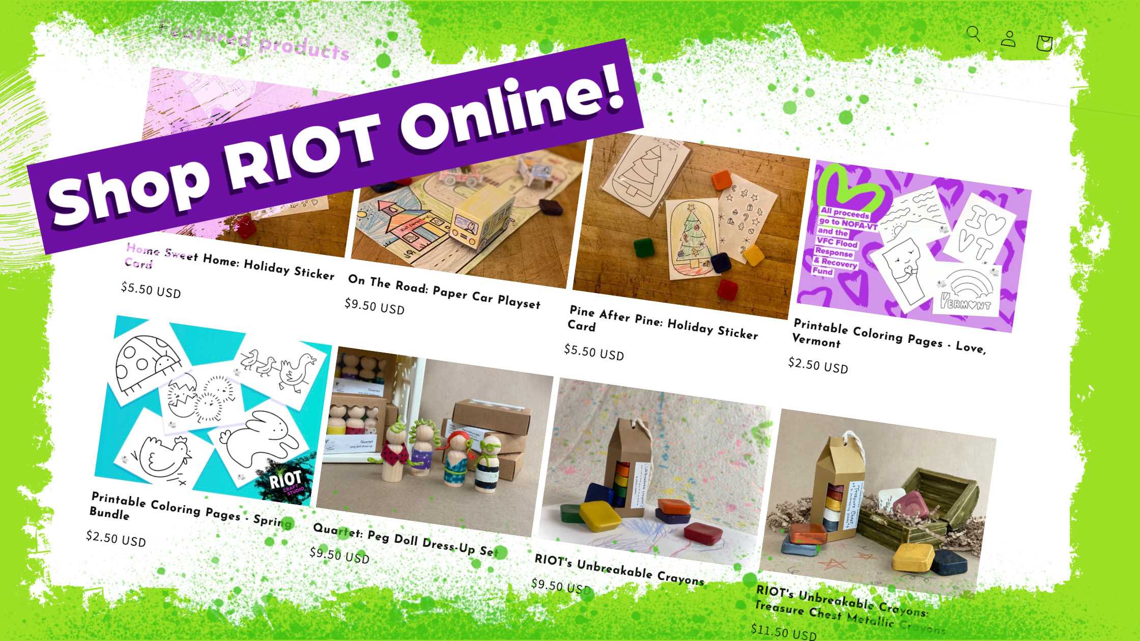 Shop RIOT online